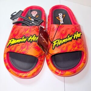 Pepsi Kids' Flamin' Hot Slide Sandals - Red/Orange
